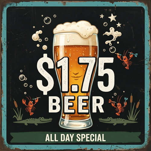 $1.75 Beer Special